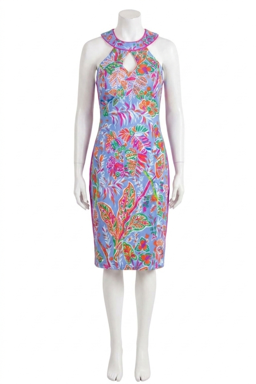 NEW GRETCHEN SCOTT sublime dress - vintage vines in periwinkle